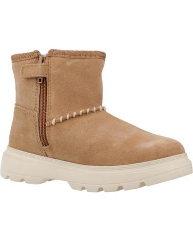 GEOX BOTAS NINA MODELO B KIDDARTAH GIRL COLOR MARRON CLARO C6627
