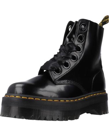 STIVALETTI DR MARTENS MOLLY 6-EYE BUTTERO NERO BLACK BLACK