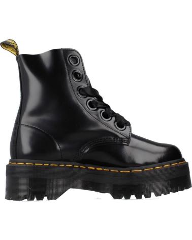 STIVALETTI DR MARTENS MOLLY 6-EYE BUTTERO NERO BLACK BLACK