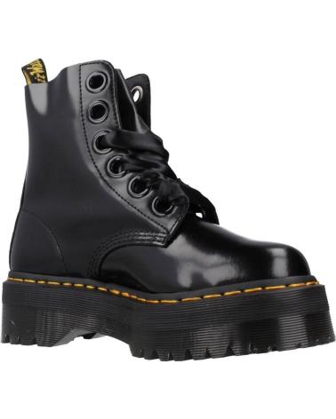 STIVALETTI DR MARTENS MOLLY 6-EYE BUTTERO NERO BLACK BLACK