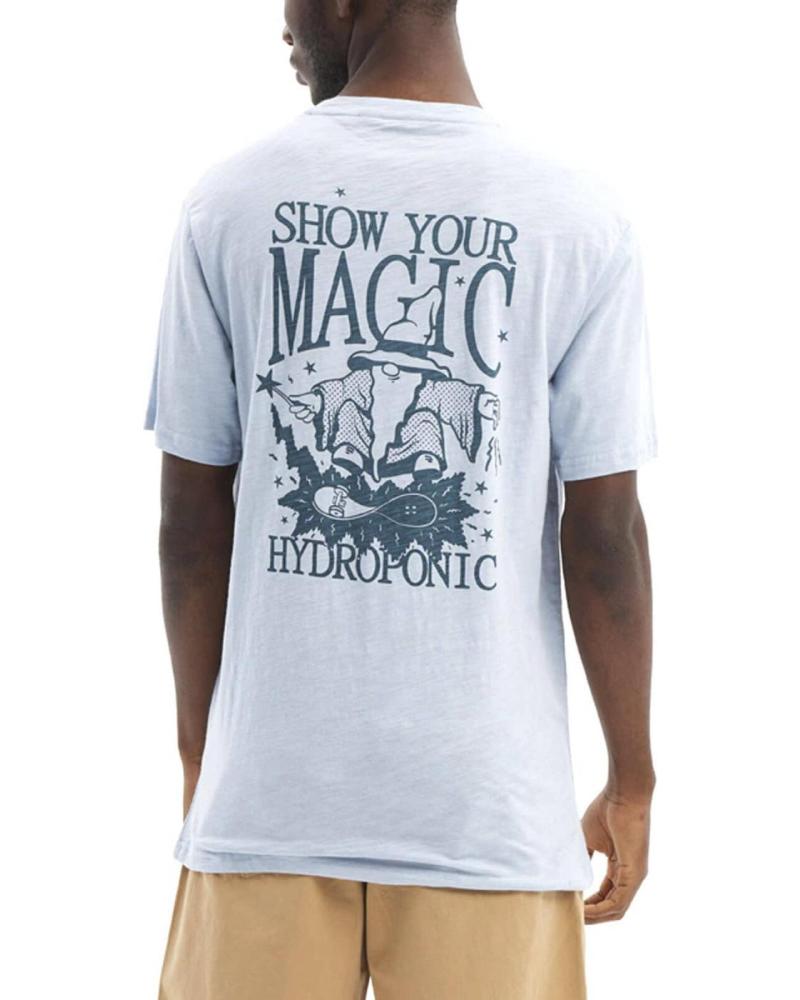 T-SHIRT HYDROPONIC MAGIC SS BLU NUVOLA