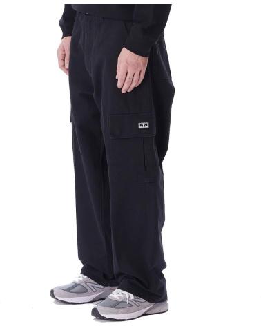 OBEY BIGWIG BAGGY TWILL CARGO HOSE SCHWARZ