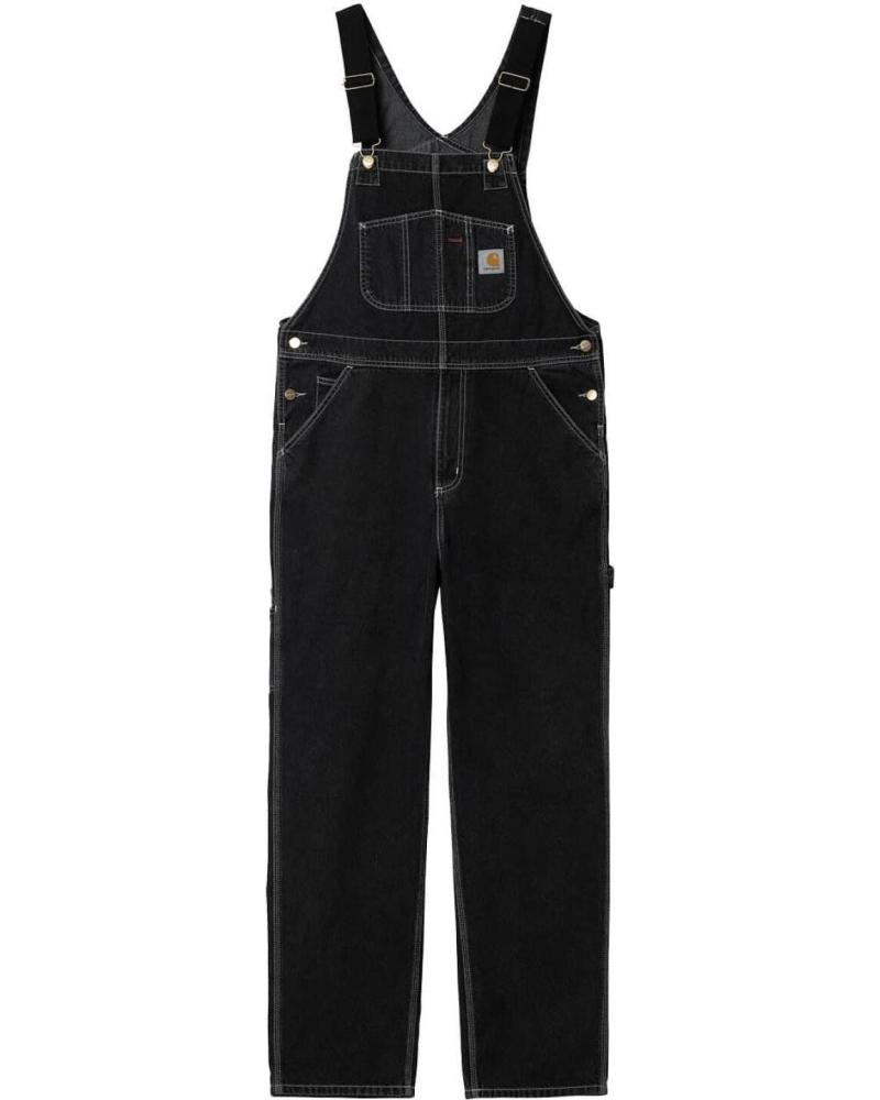 CARHARTT BIB OVERALL LATZHOSE SCHWARZ STONEWASHED