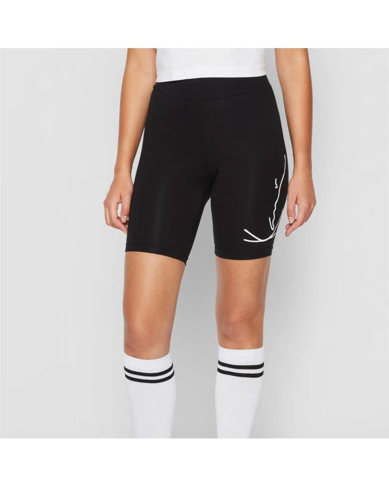 KARL KANI PANTALON CHICA SIGNATURE CYCLING SHORTS BLACK