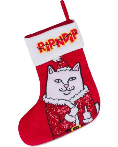 RIPNDIP CALCETINES NAVIDENOS LORD SANTA CHRISTMAS STOCKING ROJO RED