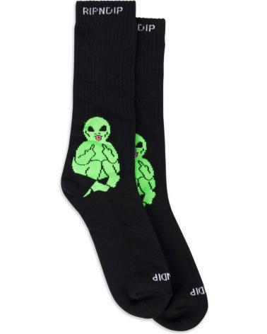RIPNDIP CALCETINES LORD ALIEN SOCKS NEGRO BLACK