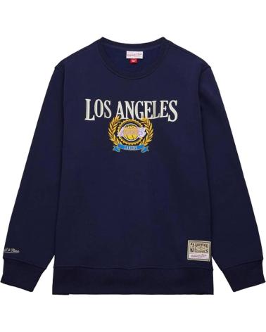 MITCHELL  NESS SUDADERA MITCHELL AND NESS NBA COLLEGIATE CREW FLEECE LOS AN