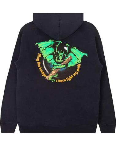 THE HUNDREDS SUDADERA BEAST OF BAR-DEN PULLOVER FLEECE BLACK