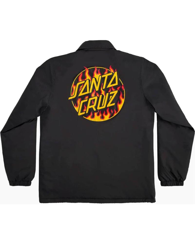 SANTA CRUZ CHAQUETA CORTAVIENTOS X THRASHER JACKET FLAME DOT COACH