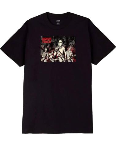 OBEY T-SHIRT JUST A MINOR THREAT NOIR