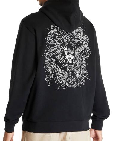 RIPNDIP RYU EMBROIDERED HOODIE BLACK