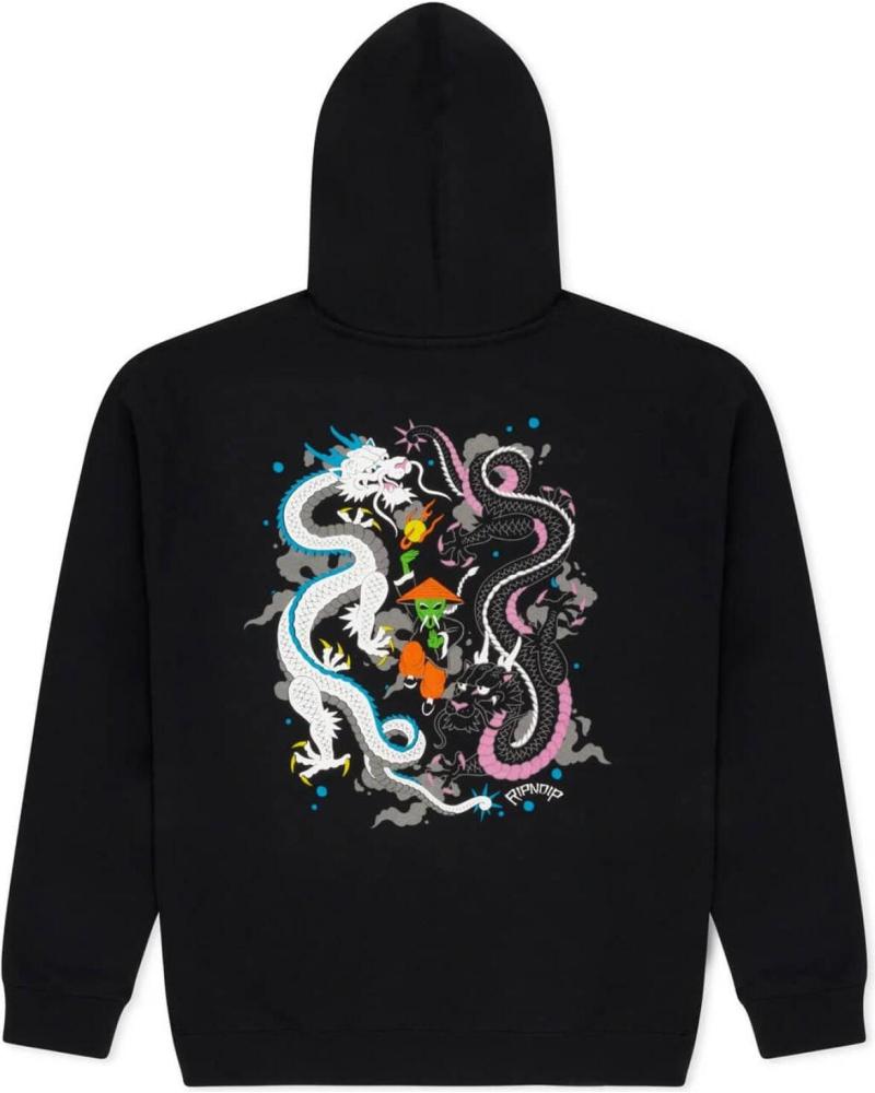 RIPNDIP RYU HOODIE BLACK