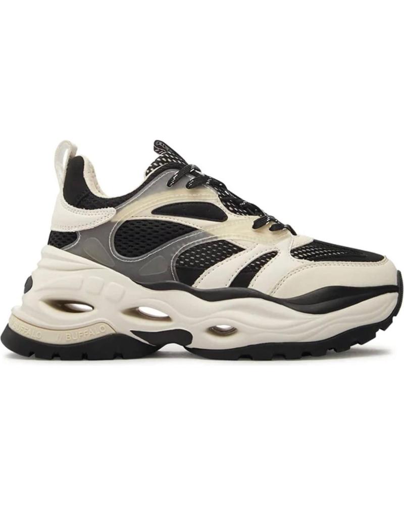 BUFFALO ZAPATILLAS TRIPLET M CREAM-BLACK