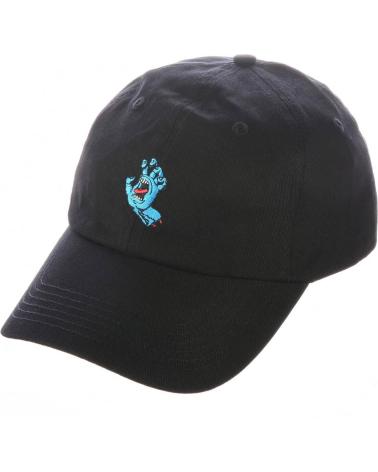 SANTA CRUZ GORRA SCREAMING MINI HAND CAP BLACK