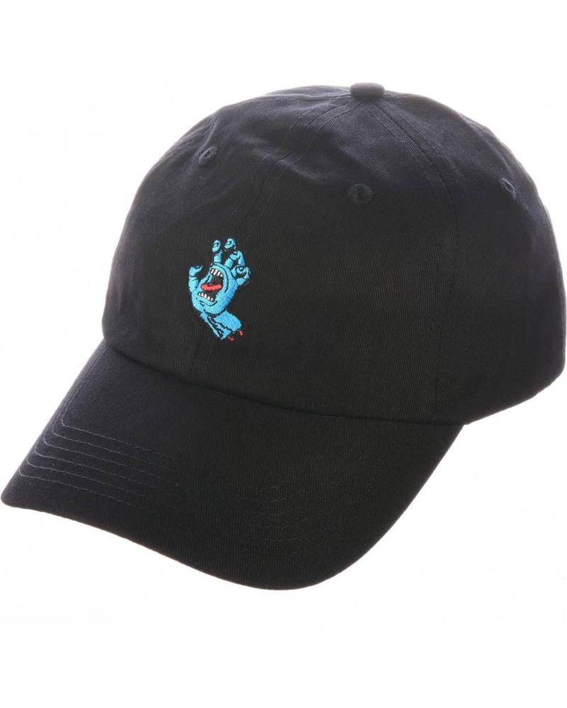 SANTA CRUZ GORRA SCREAMING MINI HAND CAP BLACK