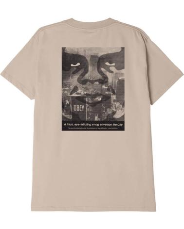 OBEY CAMISETA NYC SMOG SAND