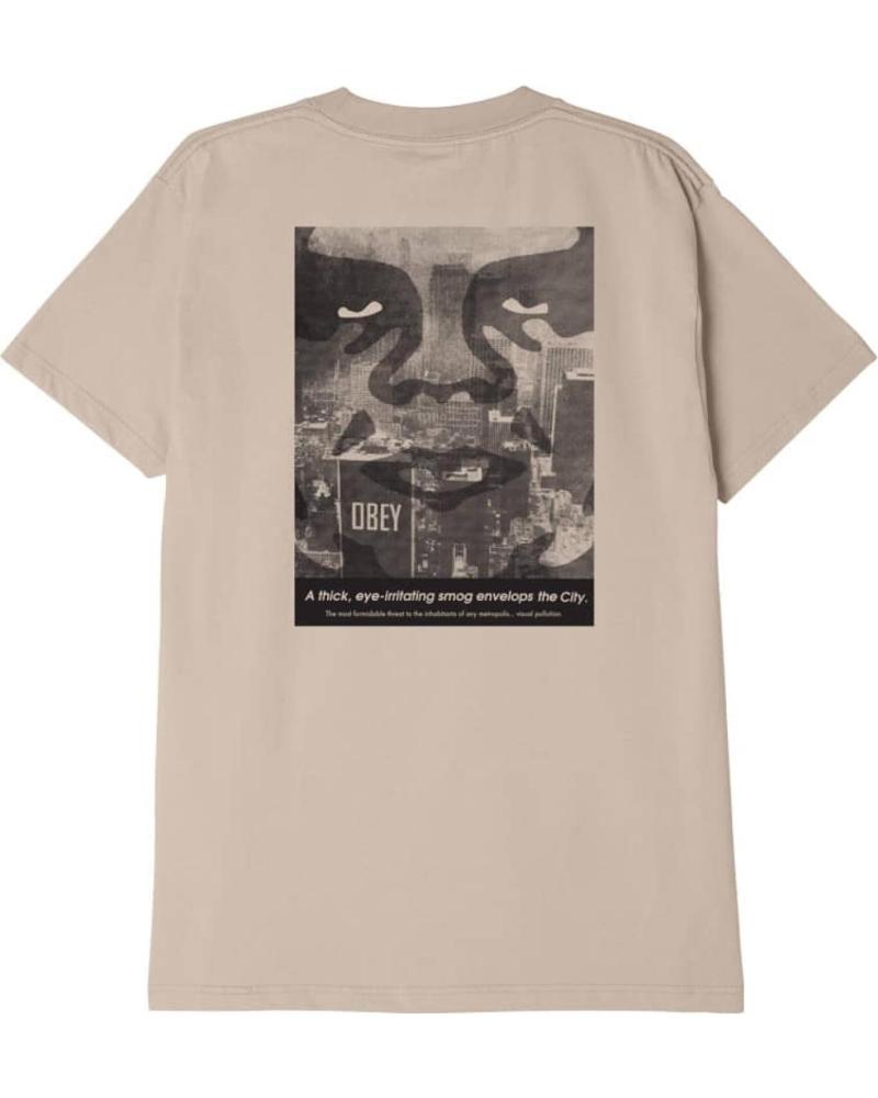 OBEY CAMISETA NYC SMOG SAND