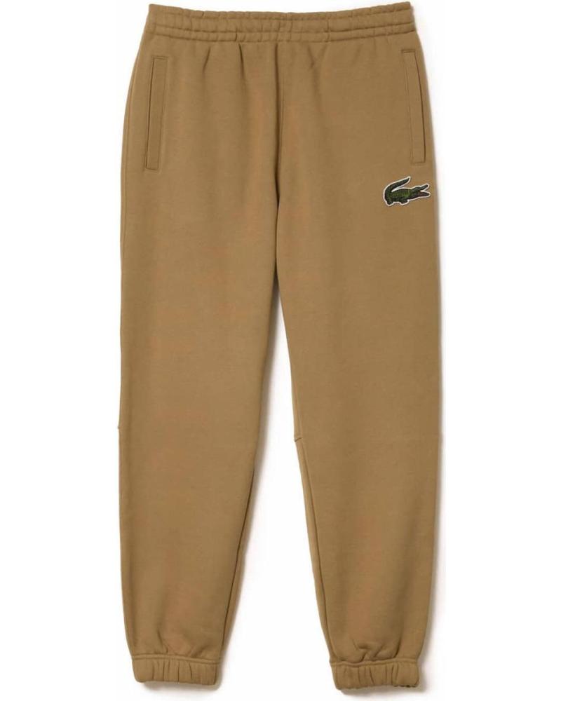 PANTALÓN DE CHÁNDAL LACOSTE MARRÓN COOKIE