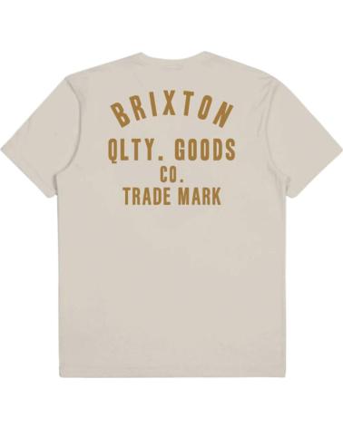BRIXTON CAMISETA WOODBURN S-S STT BEIGE
