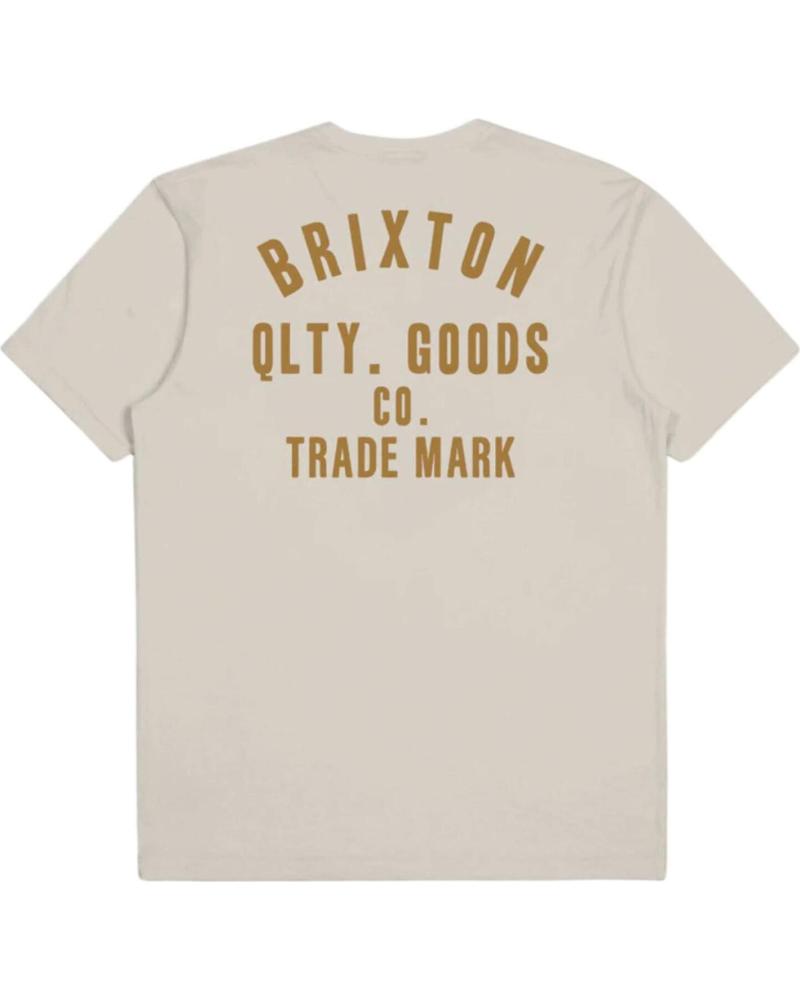BRIXTON CAMISETA WOODBURN S-S STT BEIGE