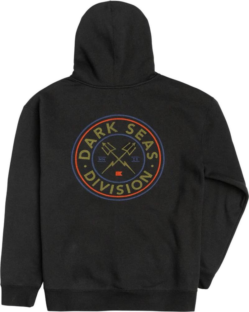 DARK SEAS NAVIGATOR CUSTOM FLEECE HOODIE BLACK