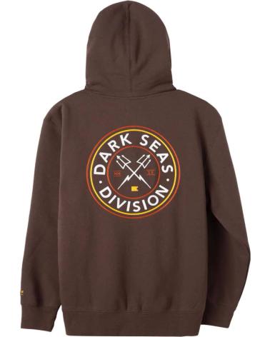 DARK SEAS SUDADERA NAVIGATOR CUSTOM PULLOVER FLEECE BROWN