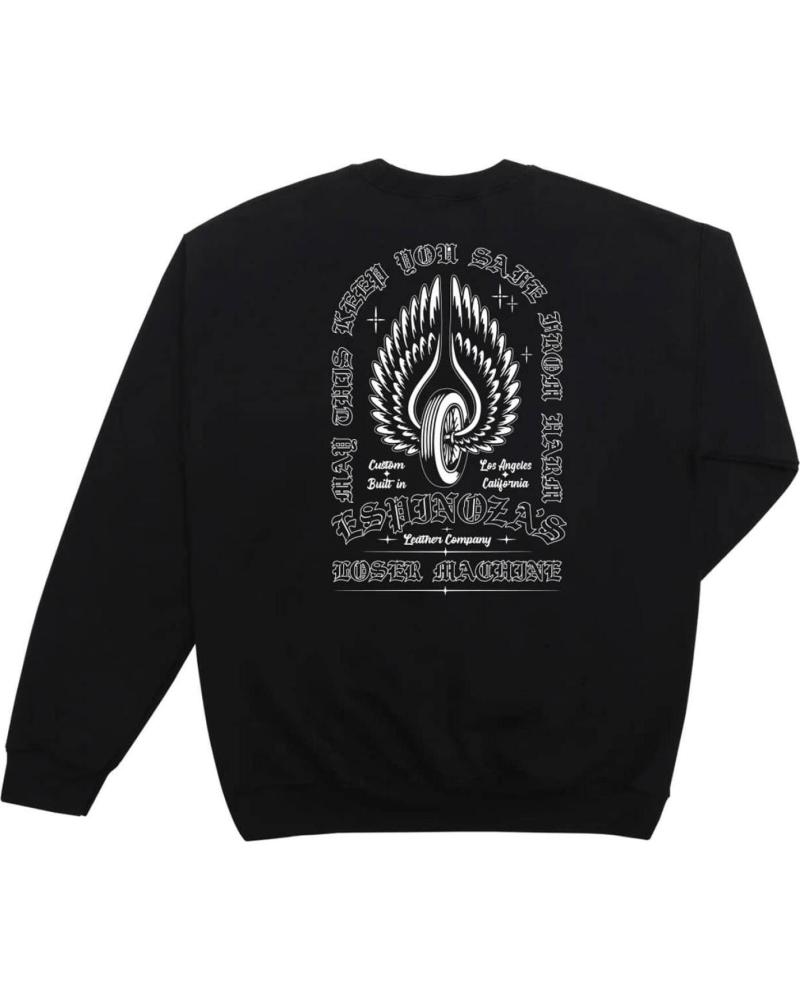 SWEATSHIRT LOSER MACHINE LMC X ESPINOZAS PROTECTED HEAVYWEIGHT CREWNECK FLEECE
