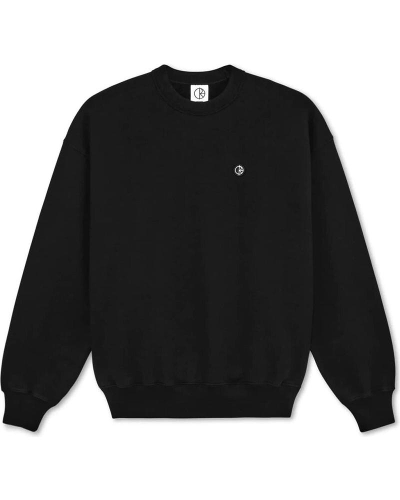 POLAR SUDADERA SKATE CO ED CREWNECK PATCH BLACK