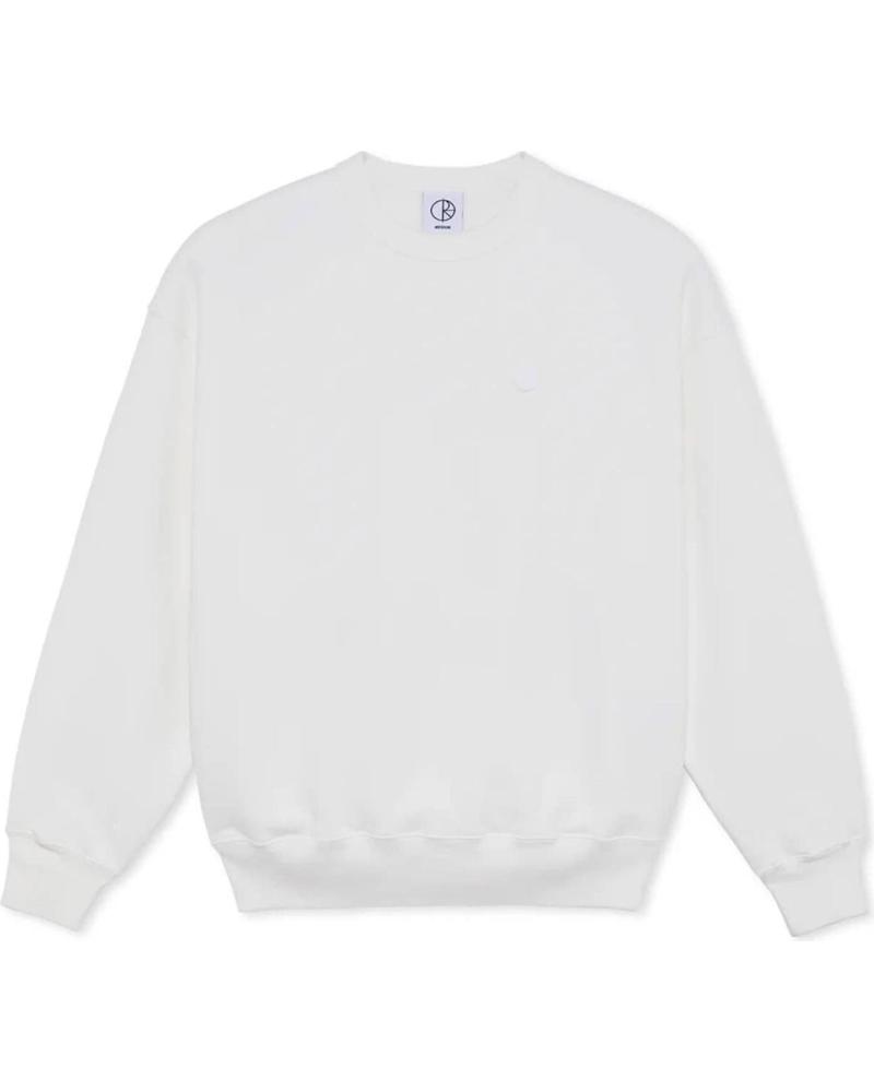 POLAR SUDADERA SKATE CO ED CREWNECK PATCH CLOUD WHITE