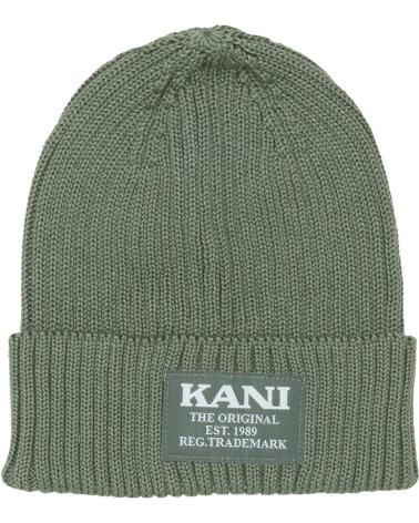 KARL KANI BEANIE MÜTZE DUSTY GREEN