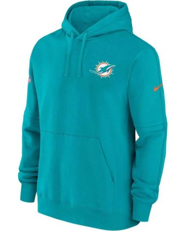 NIKE SUDADERA CLUB FLEECE PULLOVER HOODIE NFL MIAMI DOLPHINS TURB