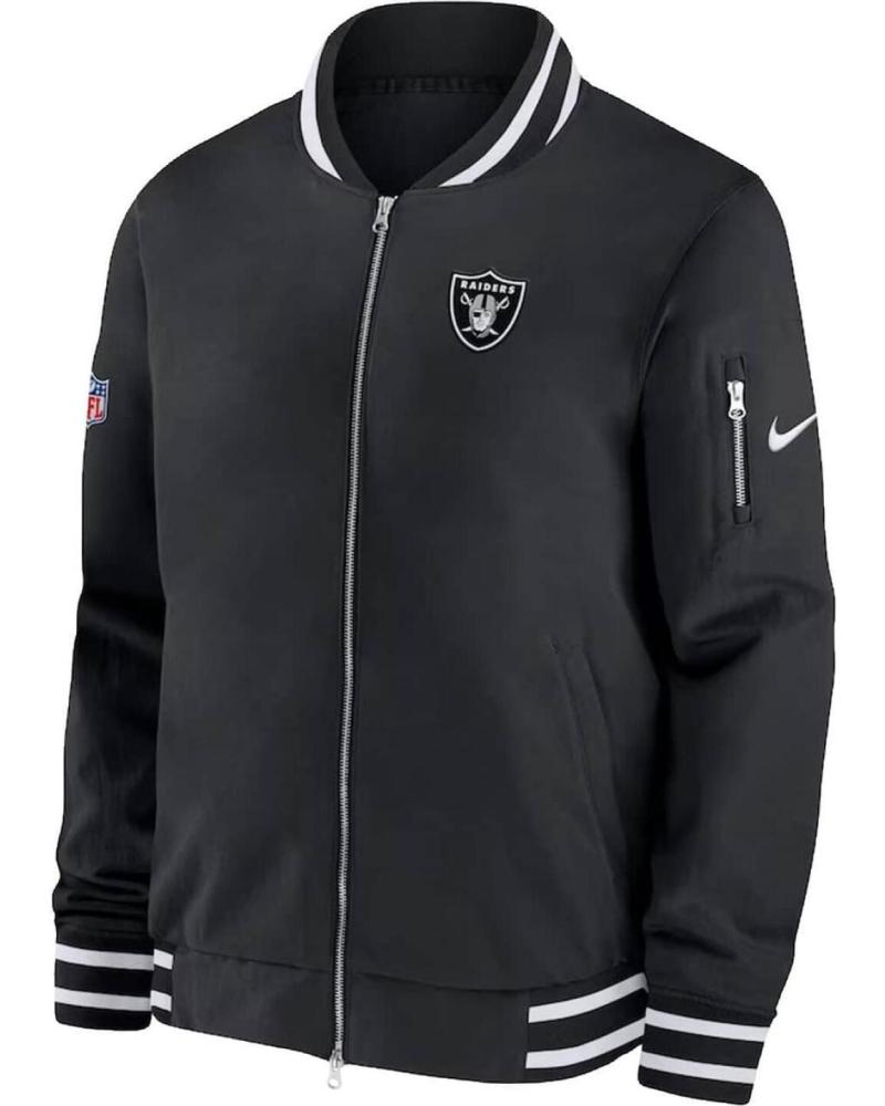 NIKE COACH BOMBERJACKE NFL LAS VEGAS RAIDERS SCHWARZ