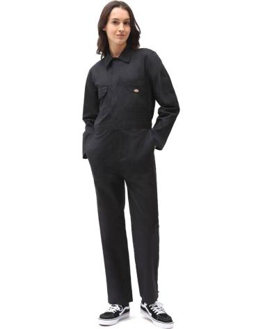 DICKIES MONO DE MUJER HAUGHTON LS BLACK