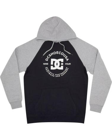 DC SHOES SUDADERA STAR PILOT BLACK-GREY HEATHER