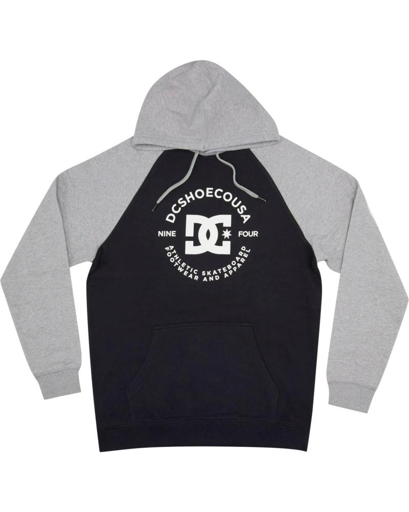 DC SHOES SUDADERA STAR PILOT BLACK-GREY HEATHER