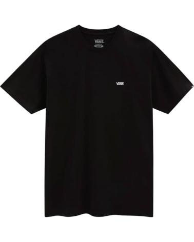 VANS OFF THE WALL CAMISETA VANS LEFT CHEST LOGO TEE BLACK-WHITE