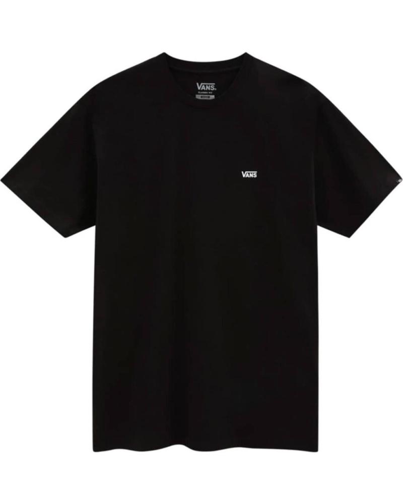 VANS OFF THE WALL CAMISETA VANS LEFT CHEST LOGO TEE BLACK-WHITE