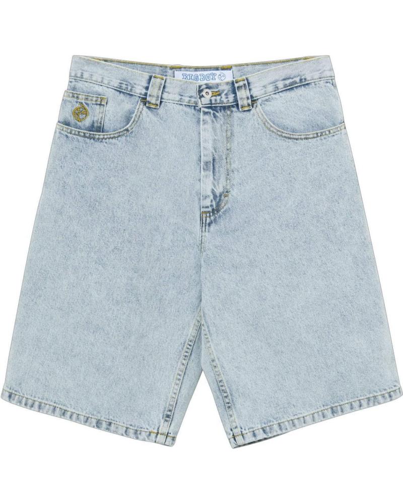 POLAR PANTALON CORTO SKATE CO BIG BOY SHORTS AZUL LIGH BLUE