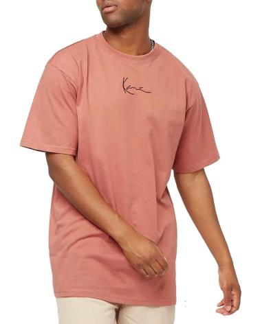 KARL KANI CAMISETA SMALL SIGNATURE ESSENTIAL TEE DARK COPPER