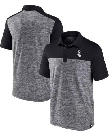FANATICS POLO MLB CHICAGO WHITE SOX BASE THIEF BLACK GREY