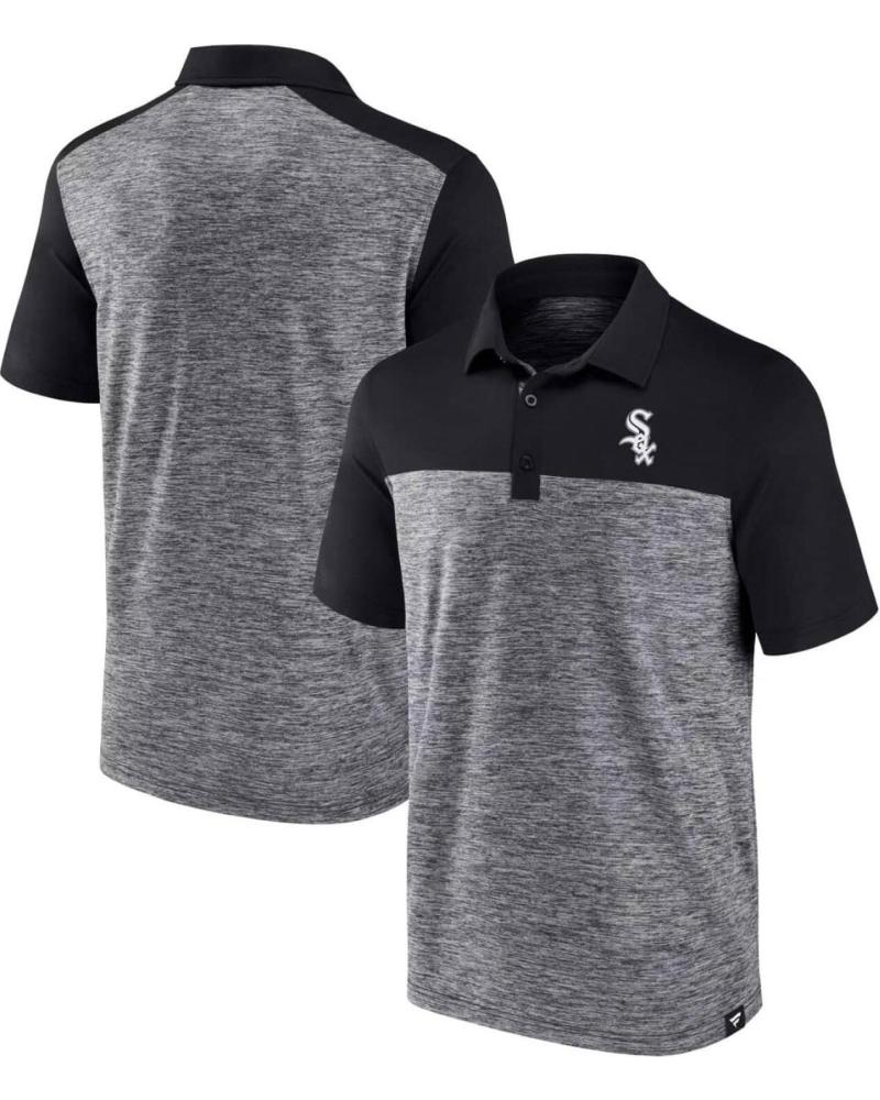 FANATICS POLO MLB CHICAGO WHITE SOX BASE THIEF BLACK GREY