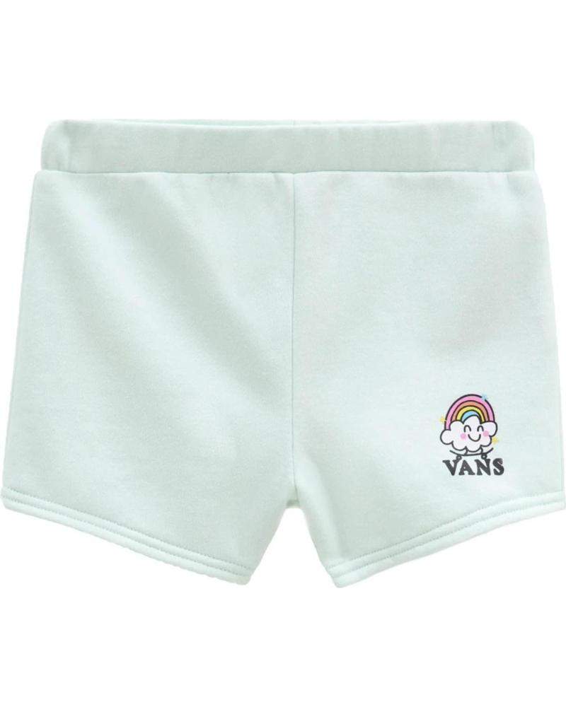 VANS OFF THE WALL RAINBOW RIDER SHORTS - CLEARLY AQUA