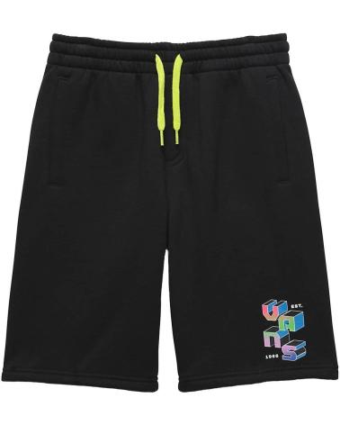 VANS OFF THE WALL SHORT DIGITAL FLASH FLEECE - NOIR