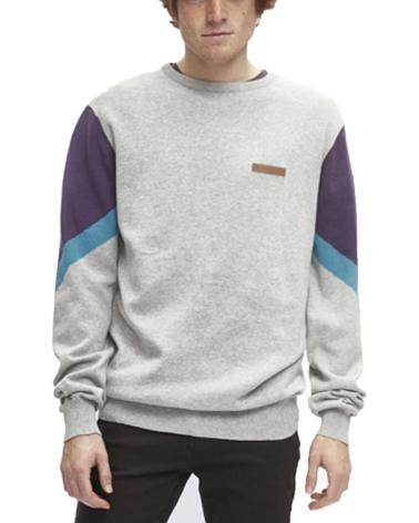 HYDROPONIC JERSEY HAWK KN SWEATER LIGHT HEATHER GREY
