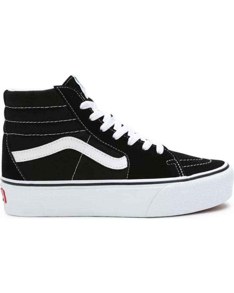 VANS OFF THE WALL ZAPATILLAS VANS UA SK8-HI PLATFORM 2 0 BLACK-TRUE WHITE PLAT