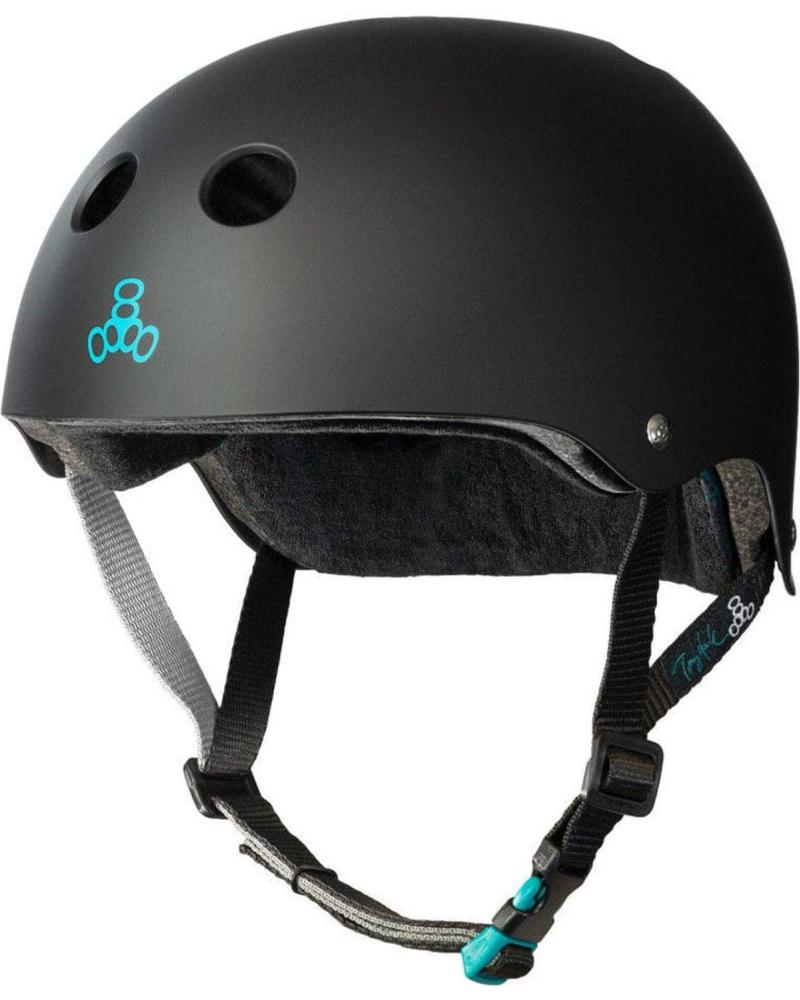 TRIPLE 8 EIGHT CASCO SWEATSAVER TONY HAWK SIGNATURE EDITION NEGRO