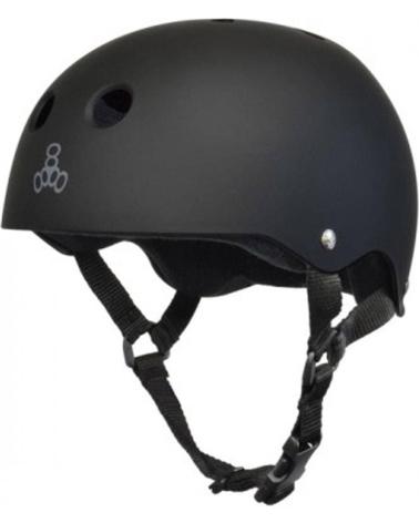 TRIPLE 8 EIGHT CASCO SWEATSAVER ALL BLACK RUBBER NEGRO