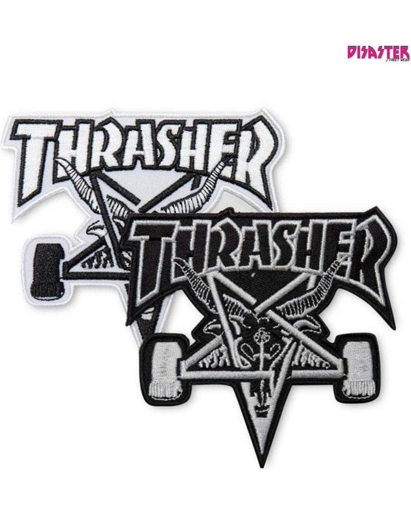 THRASHER PARCHE SKATE GOAT NEGRO