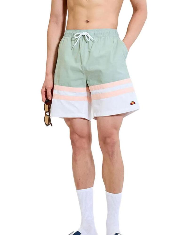 ELLESSE METULIA BADESHORTS GRÜN OFF-WHITE