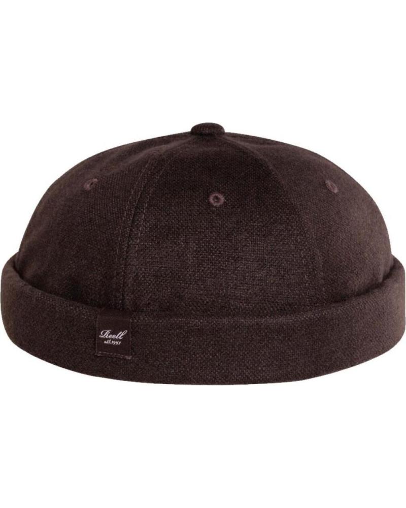 REELL GORRA SIN VISERA DOCKER CAP DARK BROWN TWEED